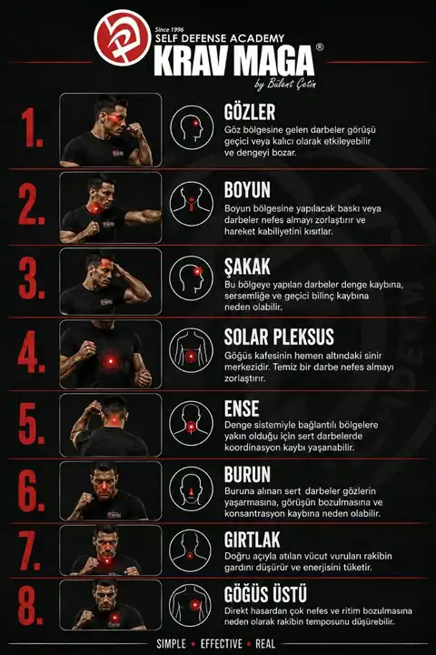 Krav Maga Türk genel ders bilgisi