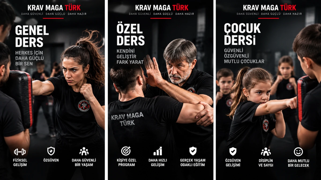 Krav Maga İstanbul genel ders, özel ders ve çocuk Krav Maga eğitimleri