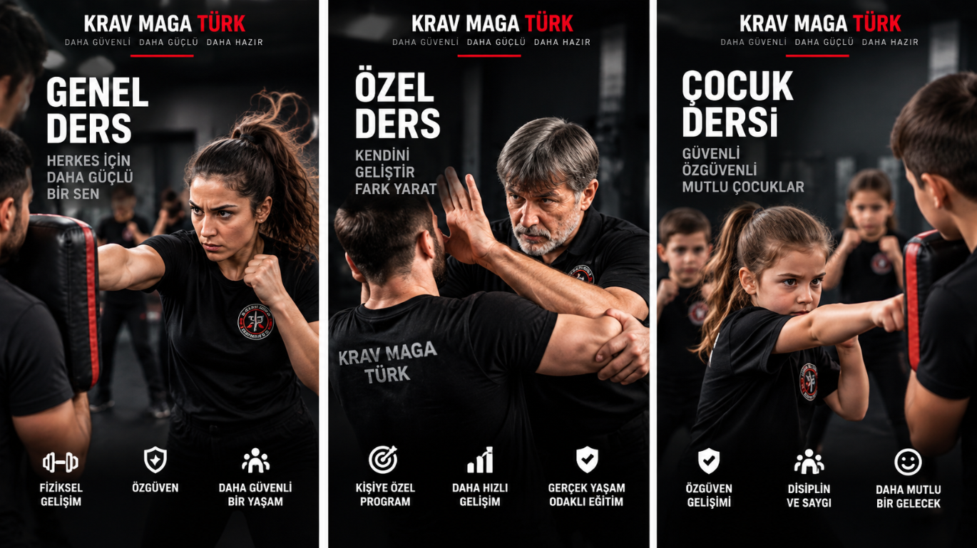 Krav Maga İstanbul genel ders, özel ders ve çocuk Krav Maga eğitimleri