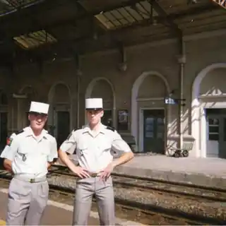 Fransa Legionnaire döneminden arşiv fotoğrafı