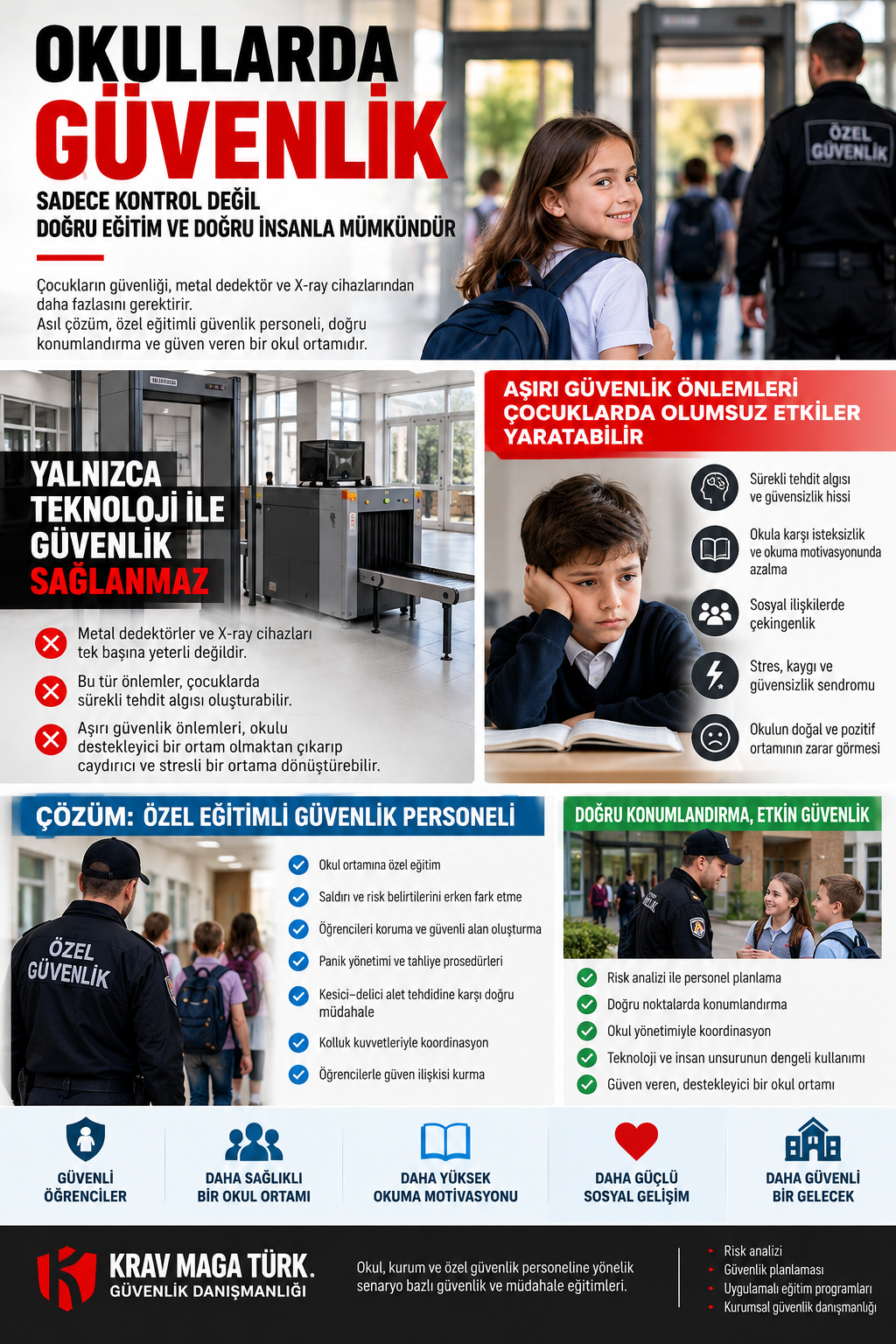 Okul güvenliği, özel güvenlik eğitimi ve risk analizi